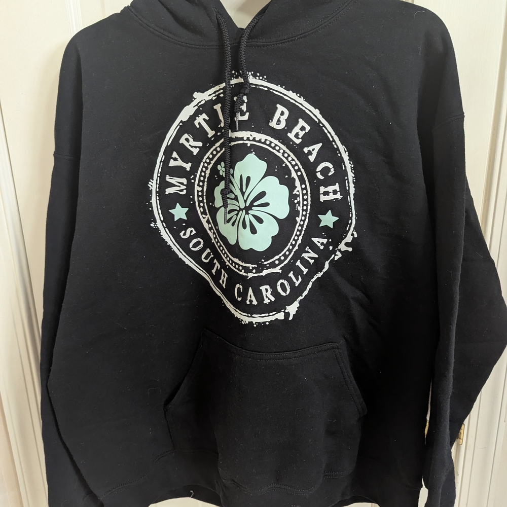 Gildan Black Myrtle Beach Hoodie